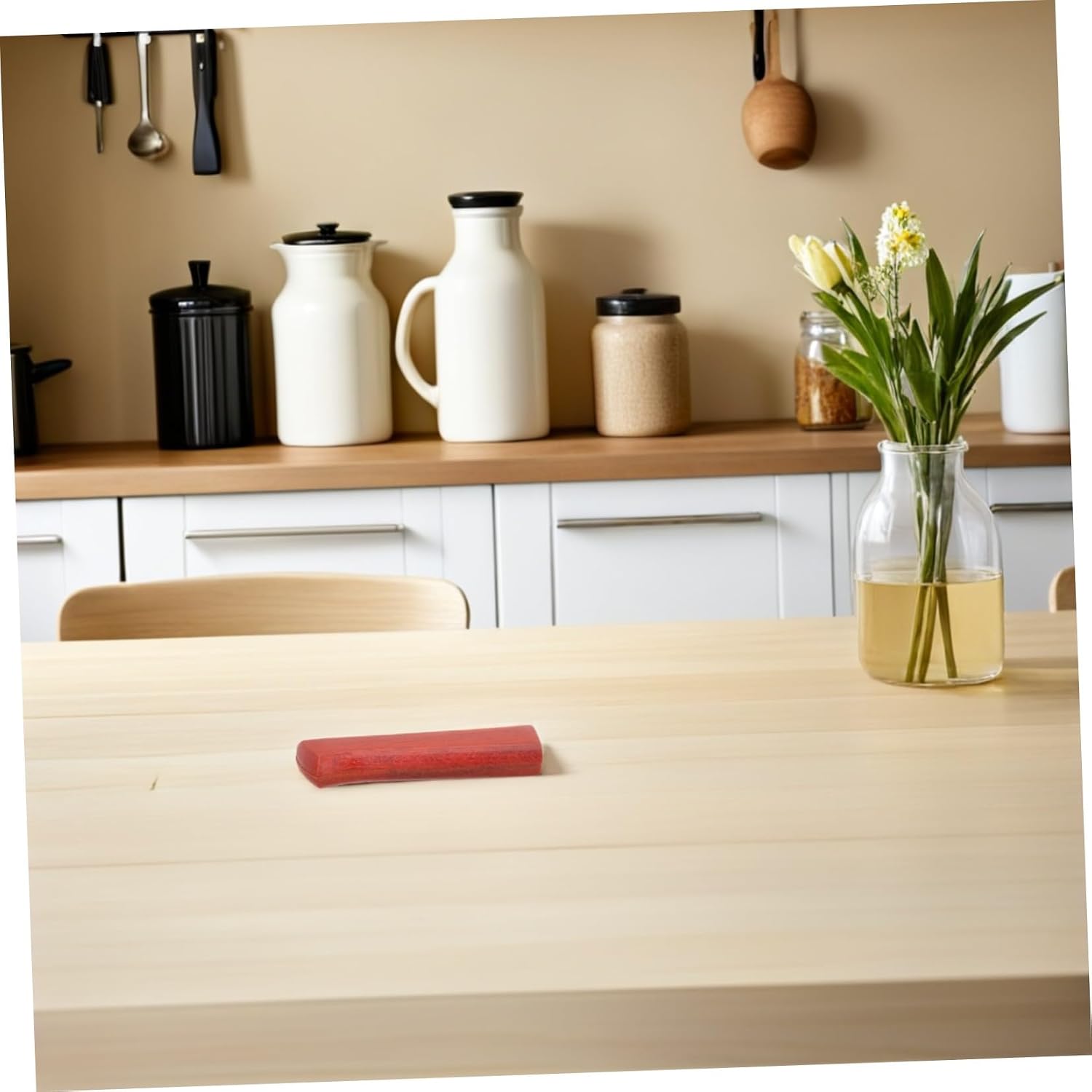 Replacement Cutter Handle Wooden Nonslip Grip for Kitchen Use