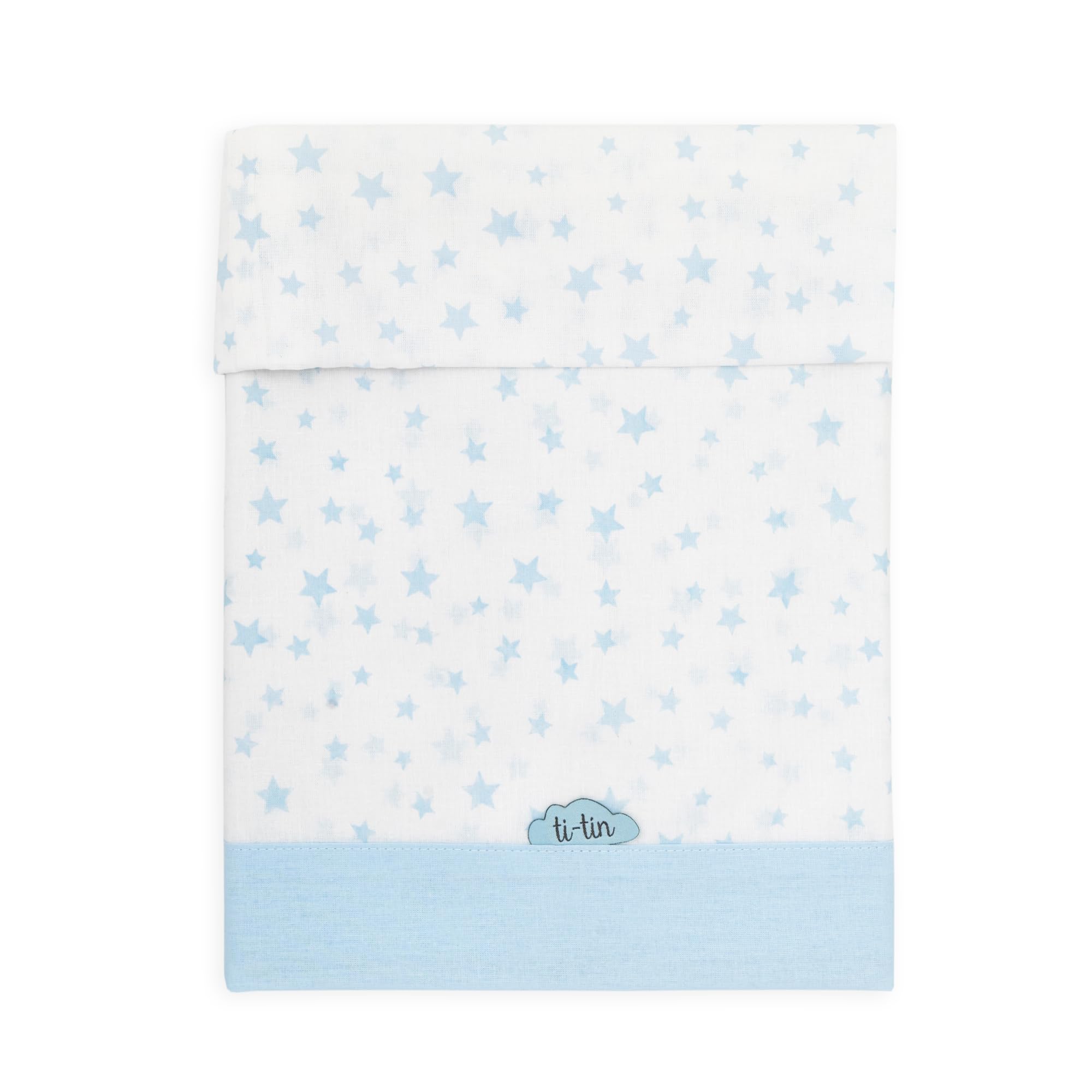 Ti TIN | Set Per Culla con Lenzuolo con Angoli, Lenzuolo, Federa, 100% Cotone | Set di 2 Lenzuola e 1 Federa | 60x120 cm