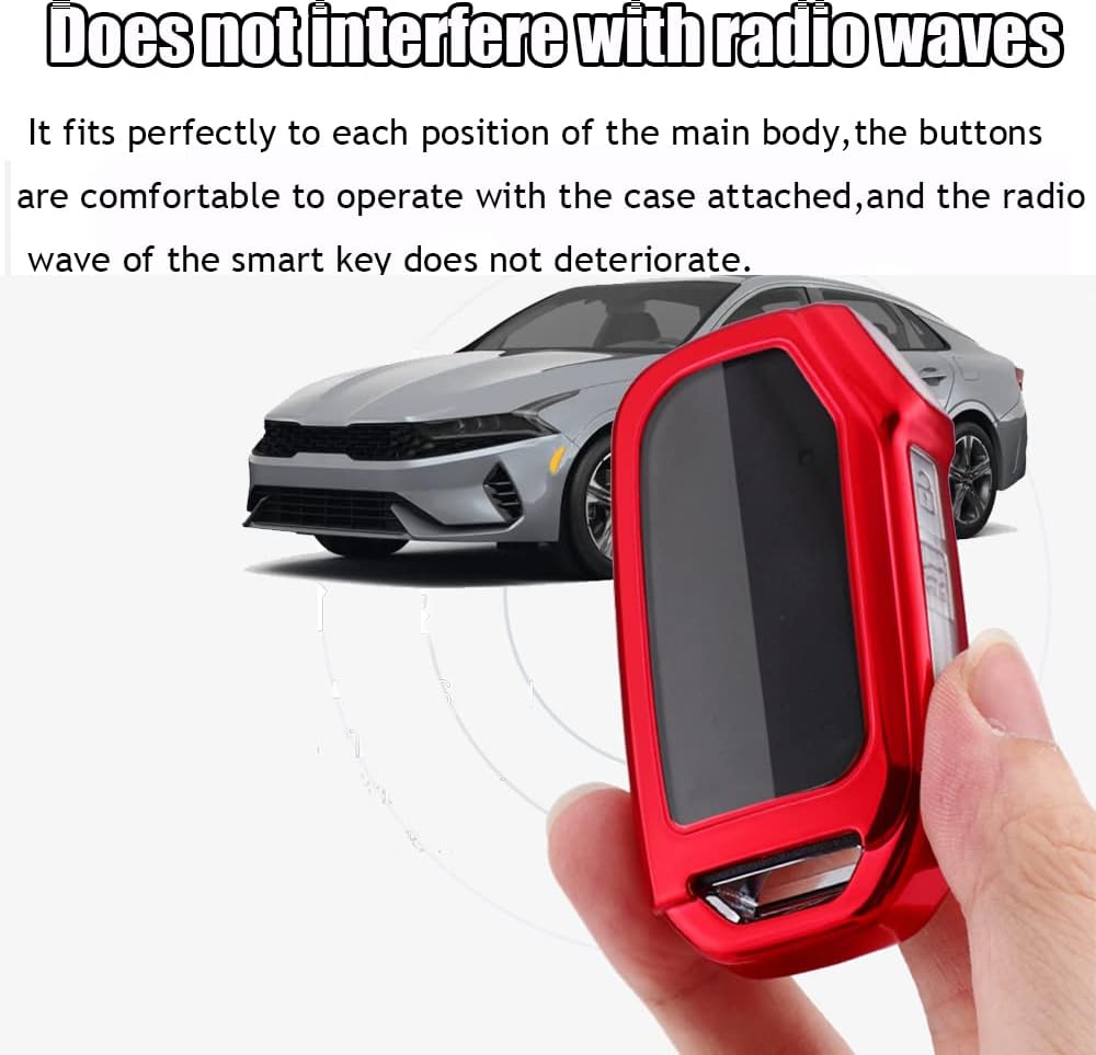Kakash Custom Key Shells Accessories for Kia Soul(2020-2022) Forte(2019-2021)Telluride K5/Seltos Niro Sportage Sorento TPU Car Key Case Protector Remote Smart Key Cover Fob Case with Key Chain(silver)