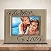 BELLA BUSTA- Brother and Sister photo frame- Sibling Gift-Christmas gifts for parents - Engraved Leather Picture Frame (4x6 Horizontal)