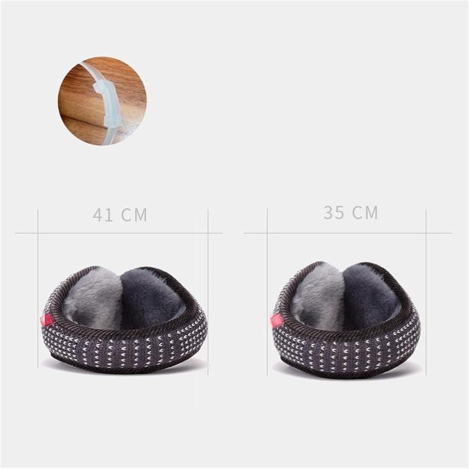 Men Winter Earmuffs Unisex Classic Earmuffs Men's Warm Folding Ear Wrap for Outdoor Cycling Running