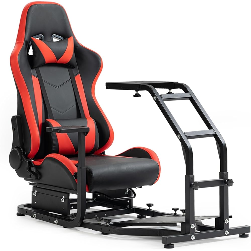 $43/mo - Finance Marada Racing Sim Cockpit with Red Seat Suitable for ...
