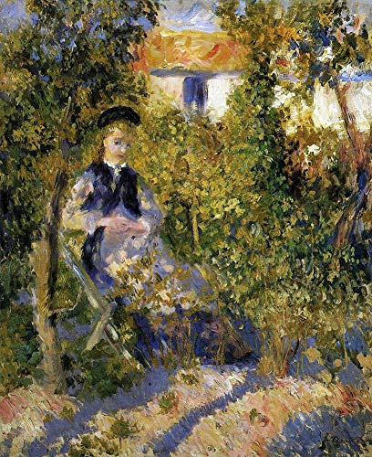 Peinture à l'huile Renoir faite main par un professeur d'art pour salon chic
