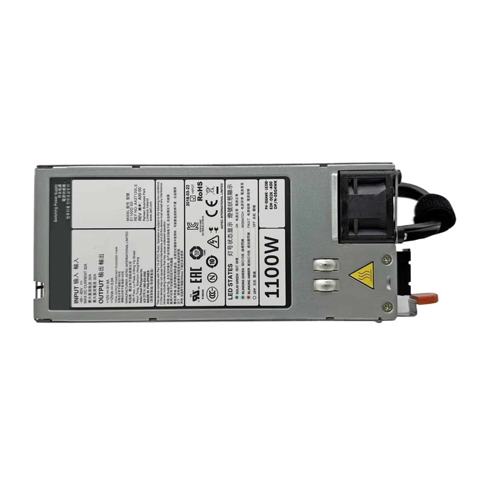 KSZHZYMGX DC Power Supply 1100W E1100D-S0 AA27120L E
