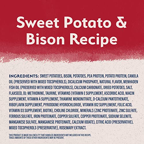 Natural Balance Limited Ingredient Adult Grain-Free Dry Dog Food, Reserve Sweet Potato & Bison Recipe, 22 Pound (Pack Of 1) #TOP3