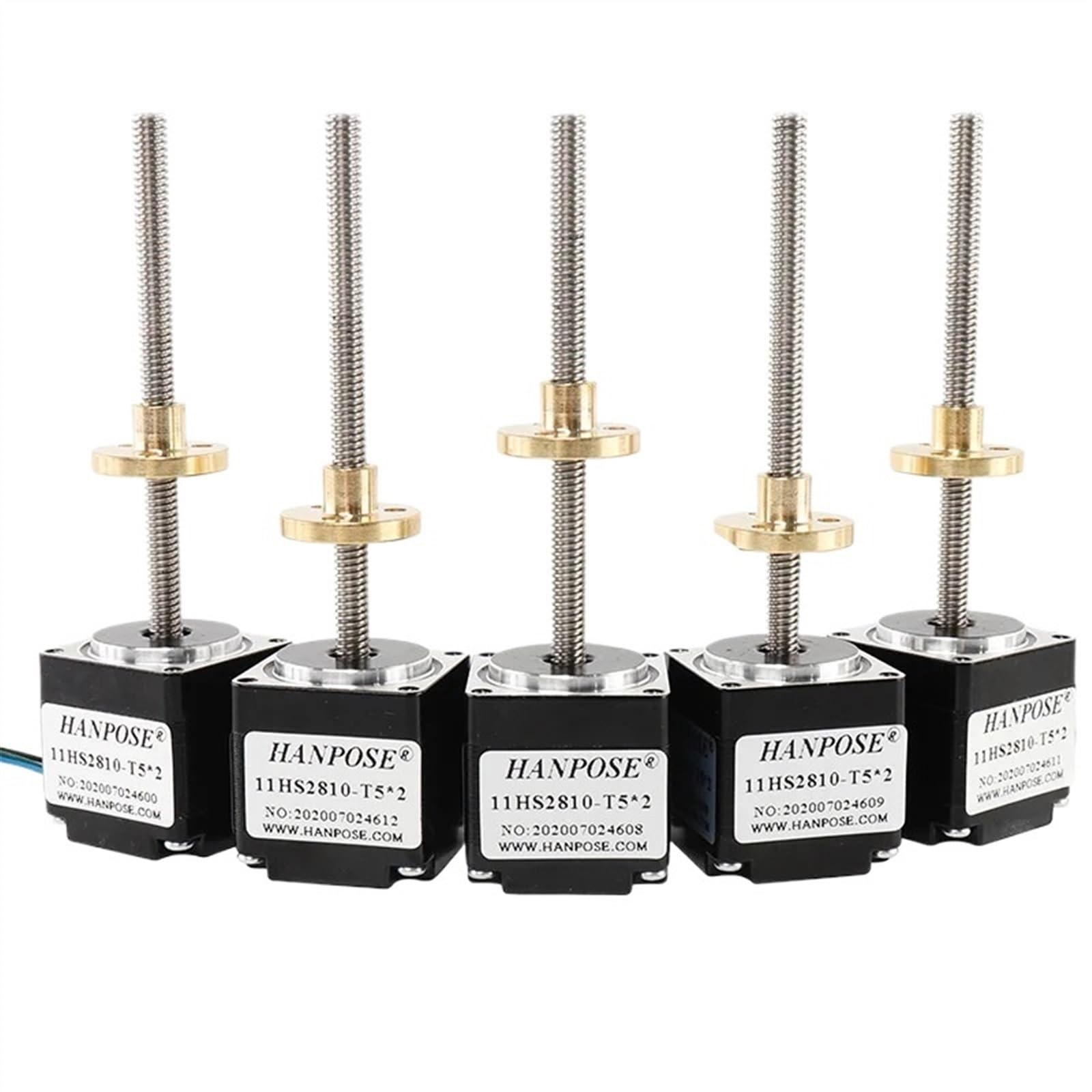 Moteur linéaire NEMA11 11HS2810 pour routeur de découpe de précision en atelier de modélisme, lot de 5