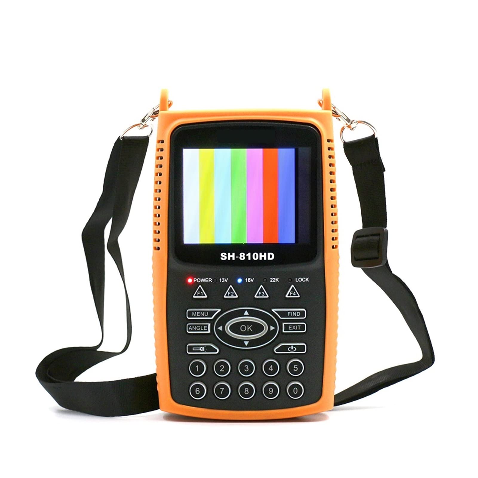 Recherche de signaux Satellites, Satellite Finder, SH-810HD DVB-S2 Et DVB-T2 CCTV Combo Support De Signal Numérique Filtre LCD TFT 3,5 Pouces 8psk 16apsk Mètre 810H pour Une Utilisation Flexible
