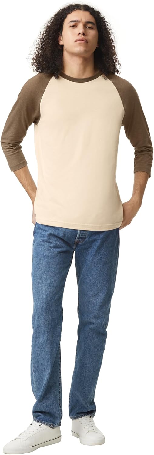 American Apparel Unisex-Adult CVC Raglan T-Shirt, Style G2003cvc, 2-Pack - Image 6