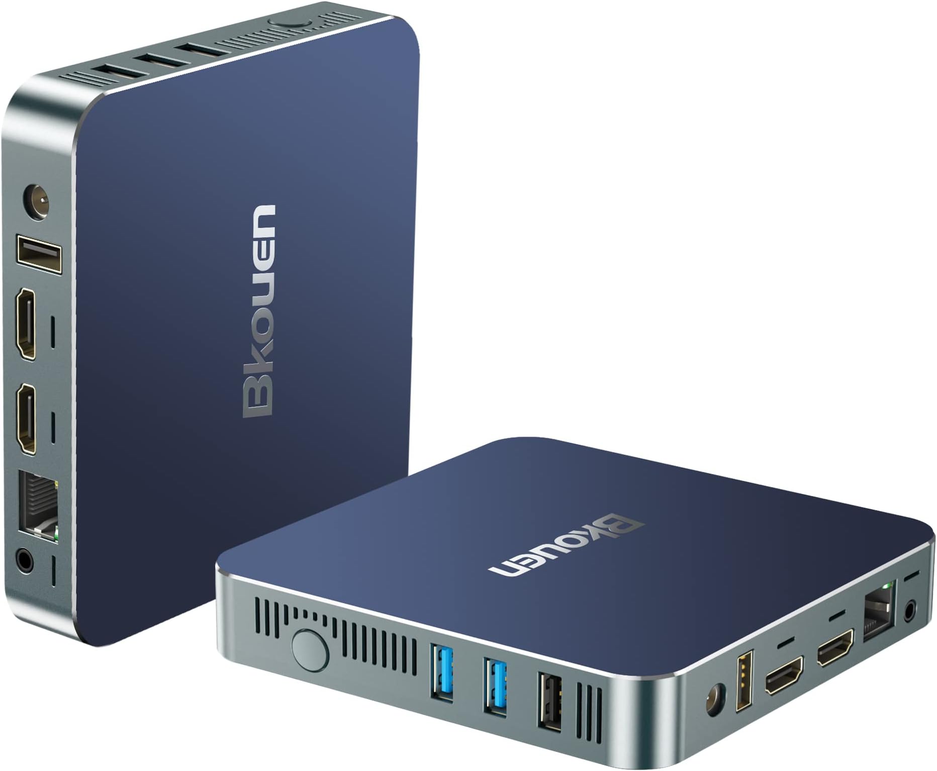 Bkouen Mini PC, 11th Intel N5105(4C/4T, Up to 2.9GHz) Mini Computers, 8GB + 256GB(Support Extended SSD), 4K Dual Display Ultra Thin Small PC Dual WiFi5/BT4.2/USB3.0 Home/Business/Office