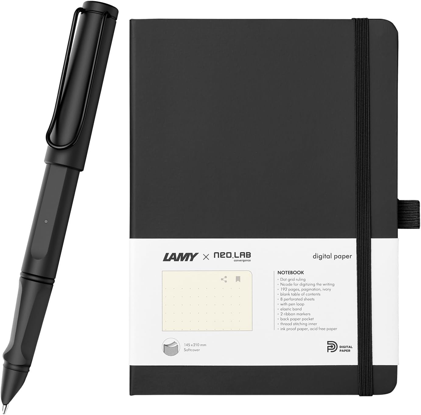 Amazon.co.jp: 【LAMY × Neo smartpen】〈書いてデジタル〉LAMY safari all black ncode ...