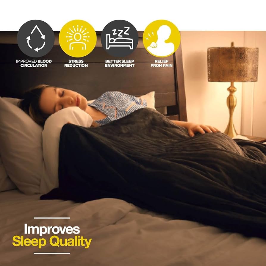 Electric Blanket Super King Size Heated Blanket 3 Heat Washable Dual Control