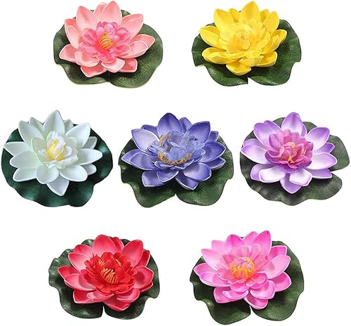 Mipcase Decoraciones de bosque encantado, decoraciones de bosque encantado, flores flotantes artificiales, decoración de flores, flores artificiales