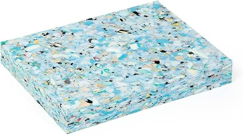 Yoga Studio Bloque de cabeza de pilates de espuma reciclada, 7.9 x 5.9 x 1.0 in, soporte más suave que el EVA