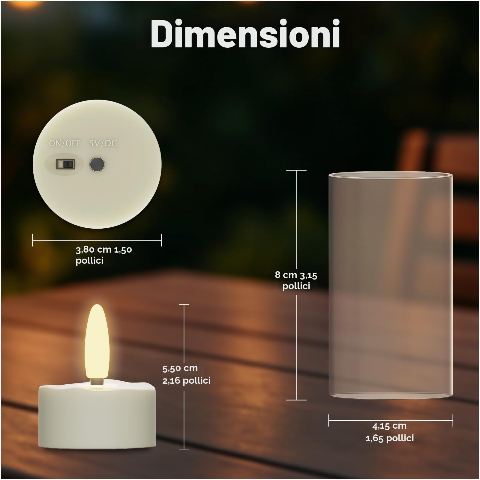 Candele LED Ricaricabili Tea Light con Telecomando, Timer e Base di Ricarica di MMOBIEL – 12 Pezzi Senza Fiamma Effetto USB Lumini LED per Casa, Tavolo, Matrimoni e Decorazioni Natalizie