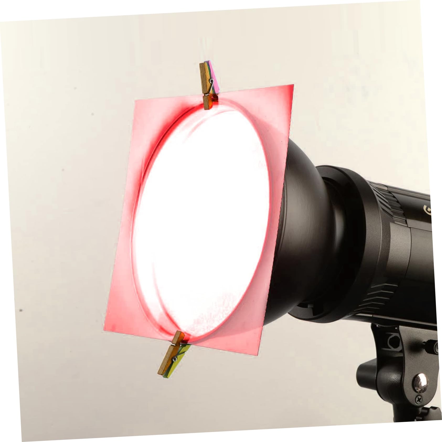 HEMOTON Lot De 6 Feuilles De Filtres De Lumière Éducatifs en Gel Acrylique Rouge pour La Photographie Vidéo
