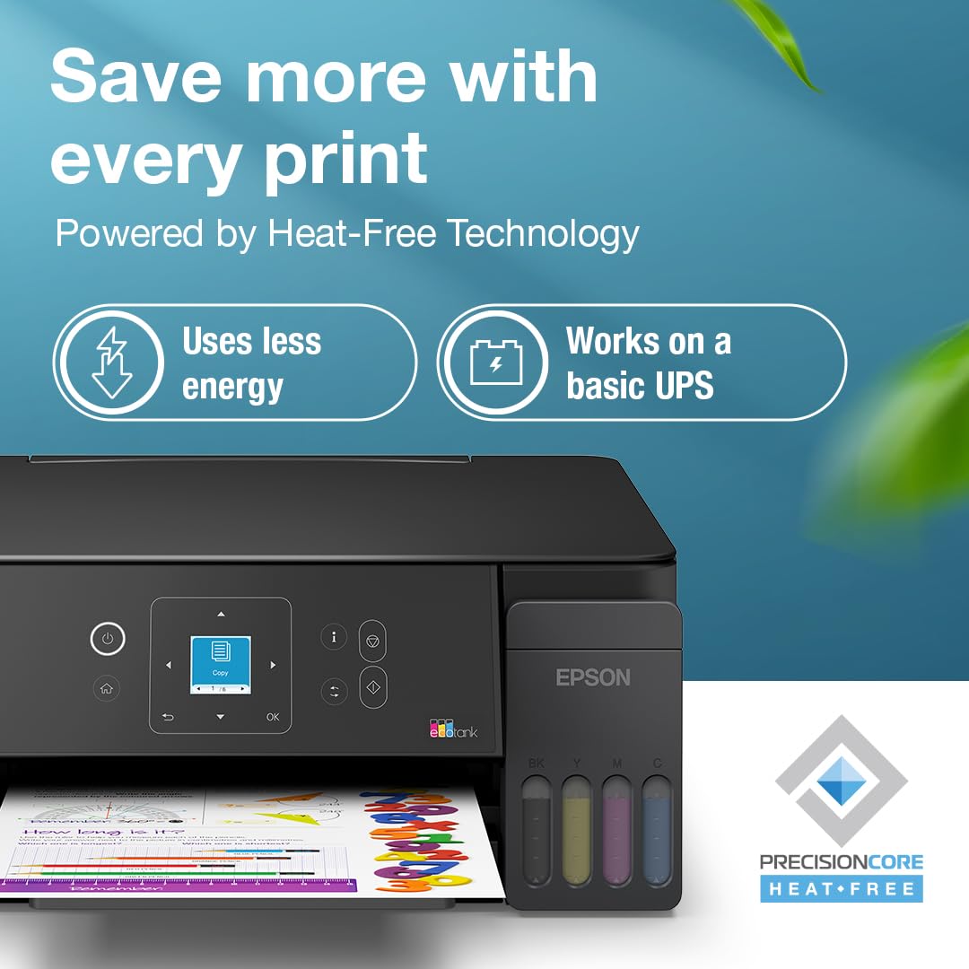 Epson EcoTank L3360 (New Launch) WiFi All-in-One InkTank A4 Colour Printer, Scanner, Copier for Home & Office, 5760x1440dpi Resolution, with LCD Screen and Mobile Printing Feature — Amazon image 8