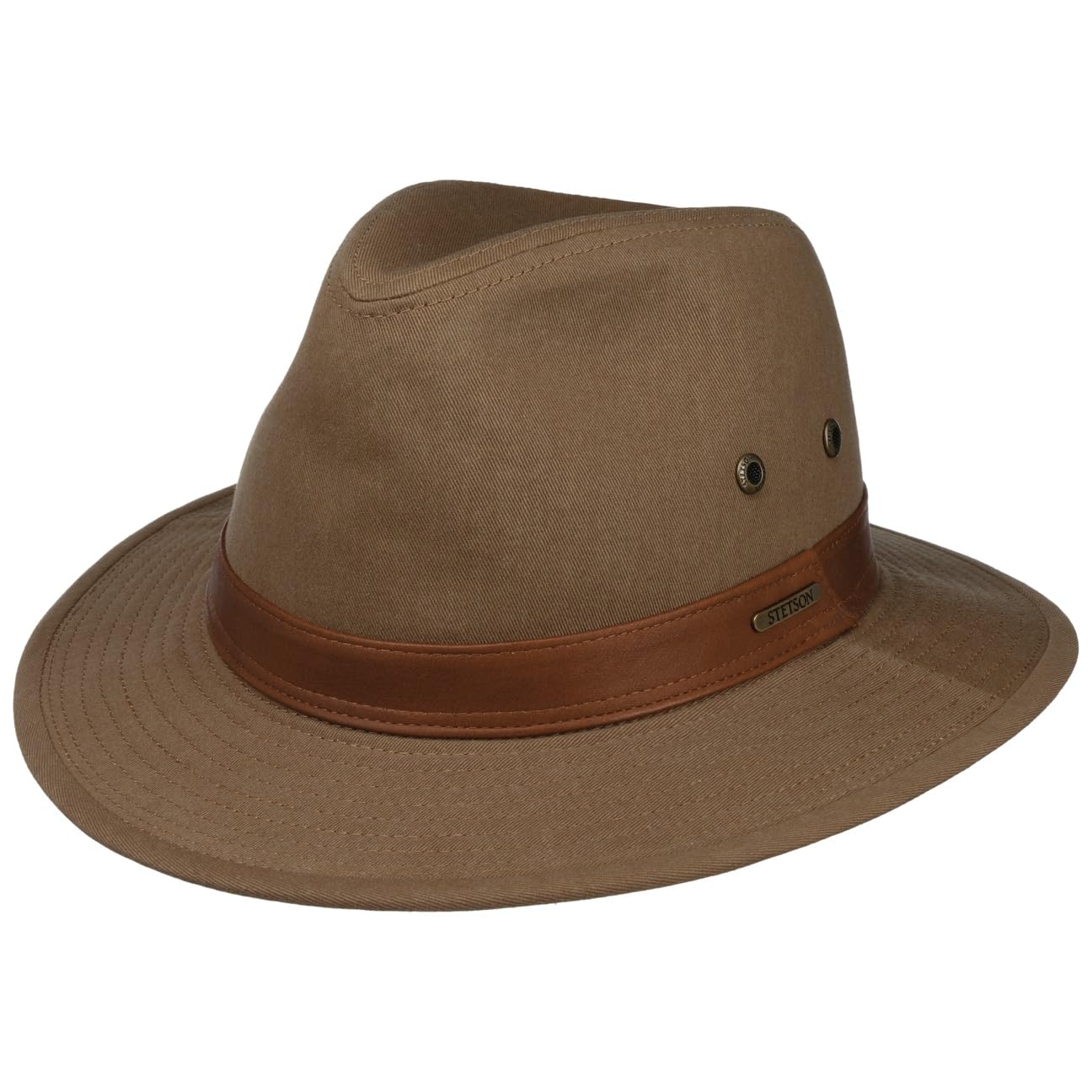 Stetson - Chapeau Fedora Homme ou Femme Outdoor Cotton Traveller