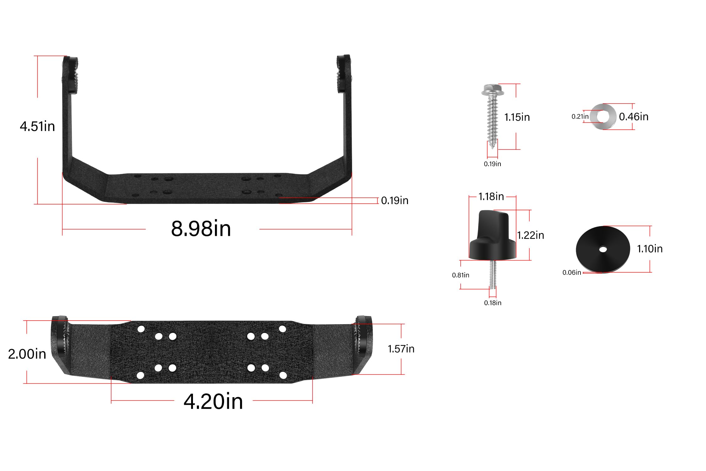 LAIKOU 740149-1 GM H910 Kit de montage pour modèles Hummingbird Helix 9/10