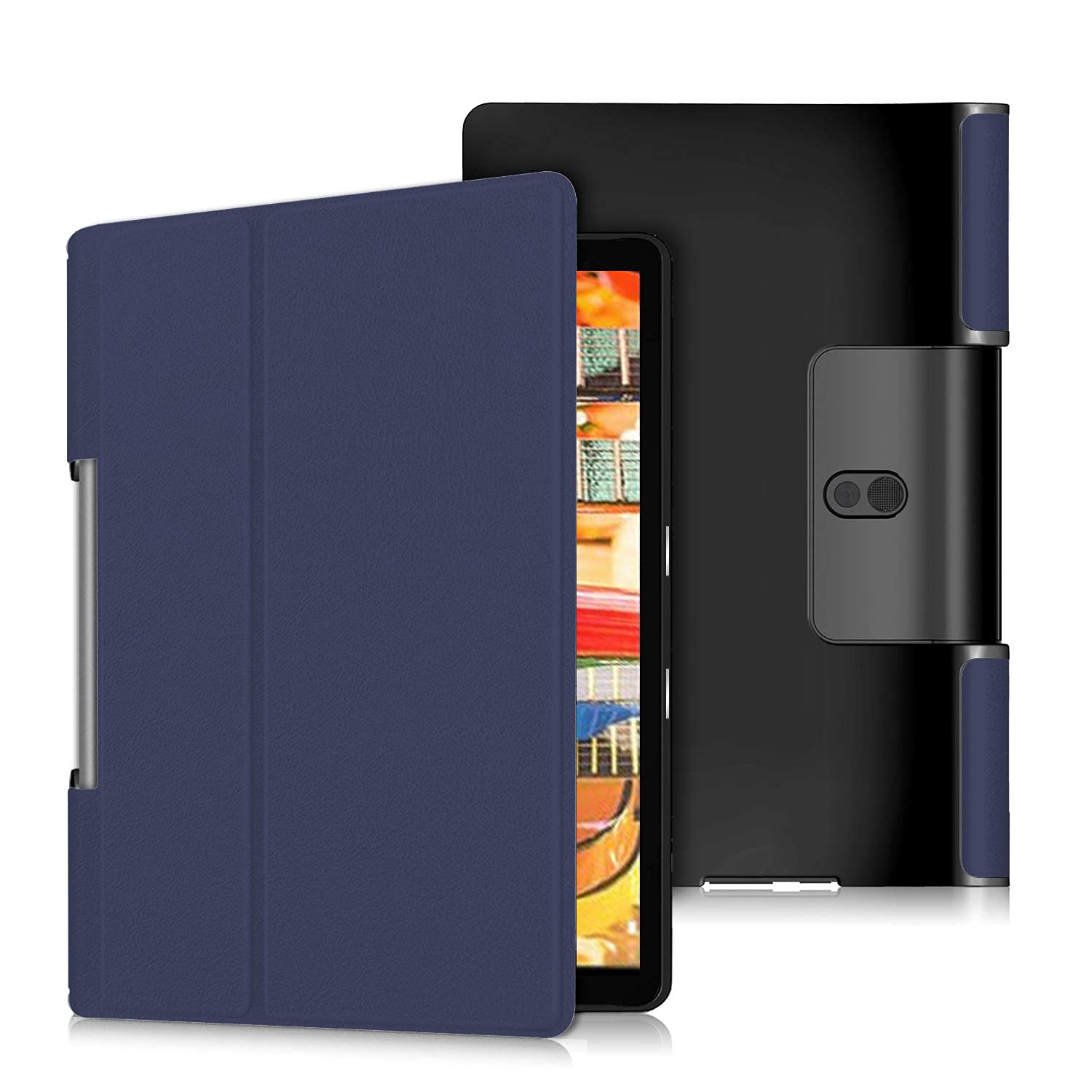 Robustrion Smart Flip Case Cover for Lenovo Yoga Smart Tab 10.1 YT-X705X/YT-X705F - Navy (B094PPT3VQ) Amazon Price History, Amazon Price Tracker