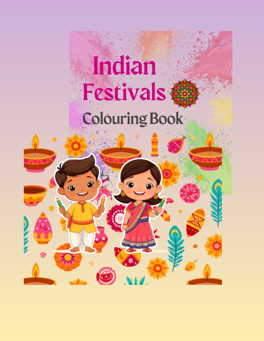 Indian Festival: A Fun coloring & Rhyming Book for Kids