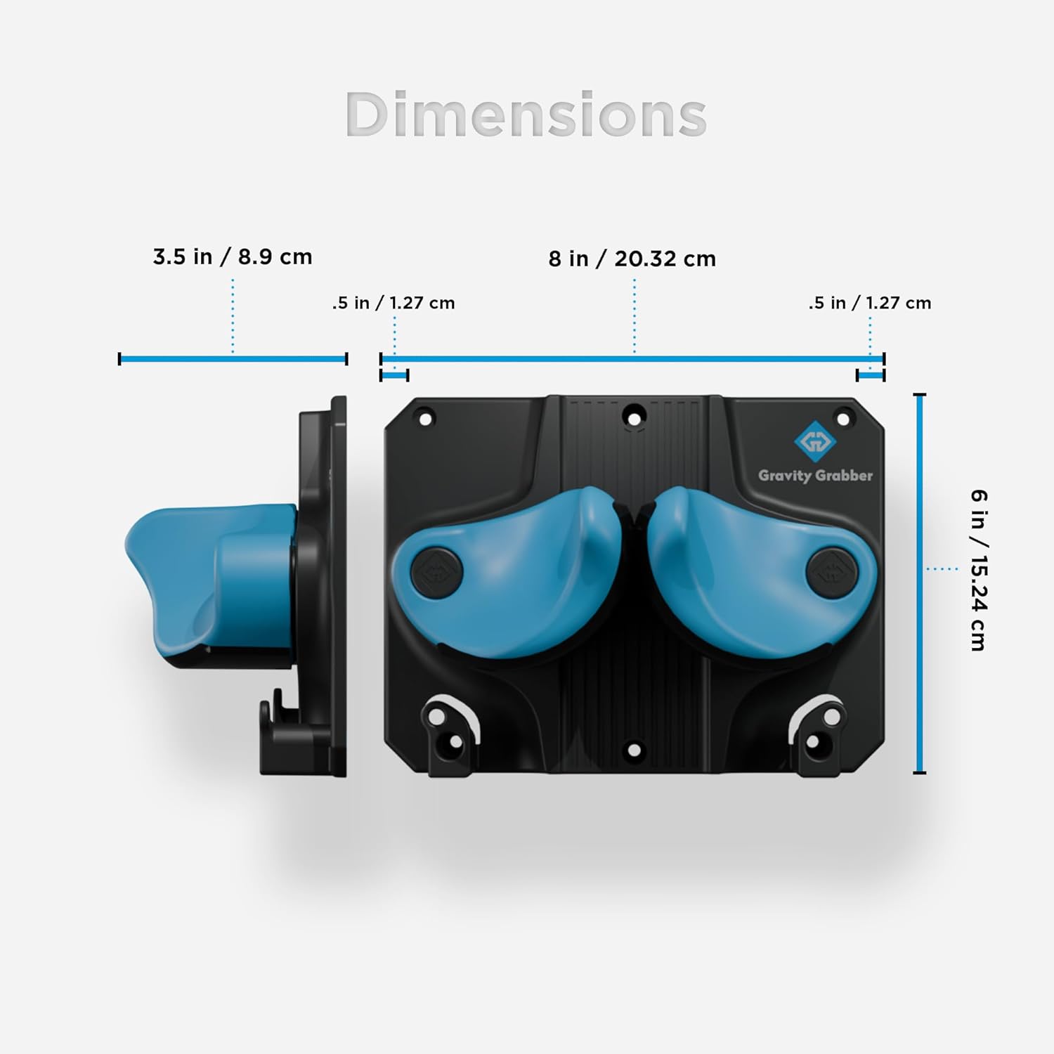 Gravity Grabber - Ultimate Ski & Snowboard Wall Rack | Secure, Non-Slip Storage | Fits Any Ski/Board | Garage Organization | Ski Storage Rack | Snowboard Storage Rack | Winter Gear Organizer | 6 Pck - Image 6