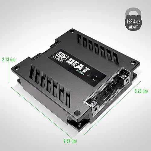 Miniatura 3 de Amplificador de audio para vehículos de 1 canal, amplificador de graves mono de alta potencia de 3000 vatios con filtro subsónico y filtro de paso