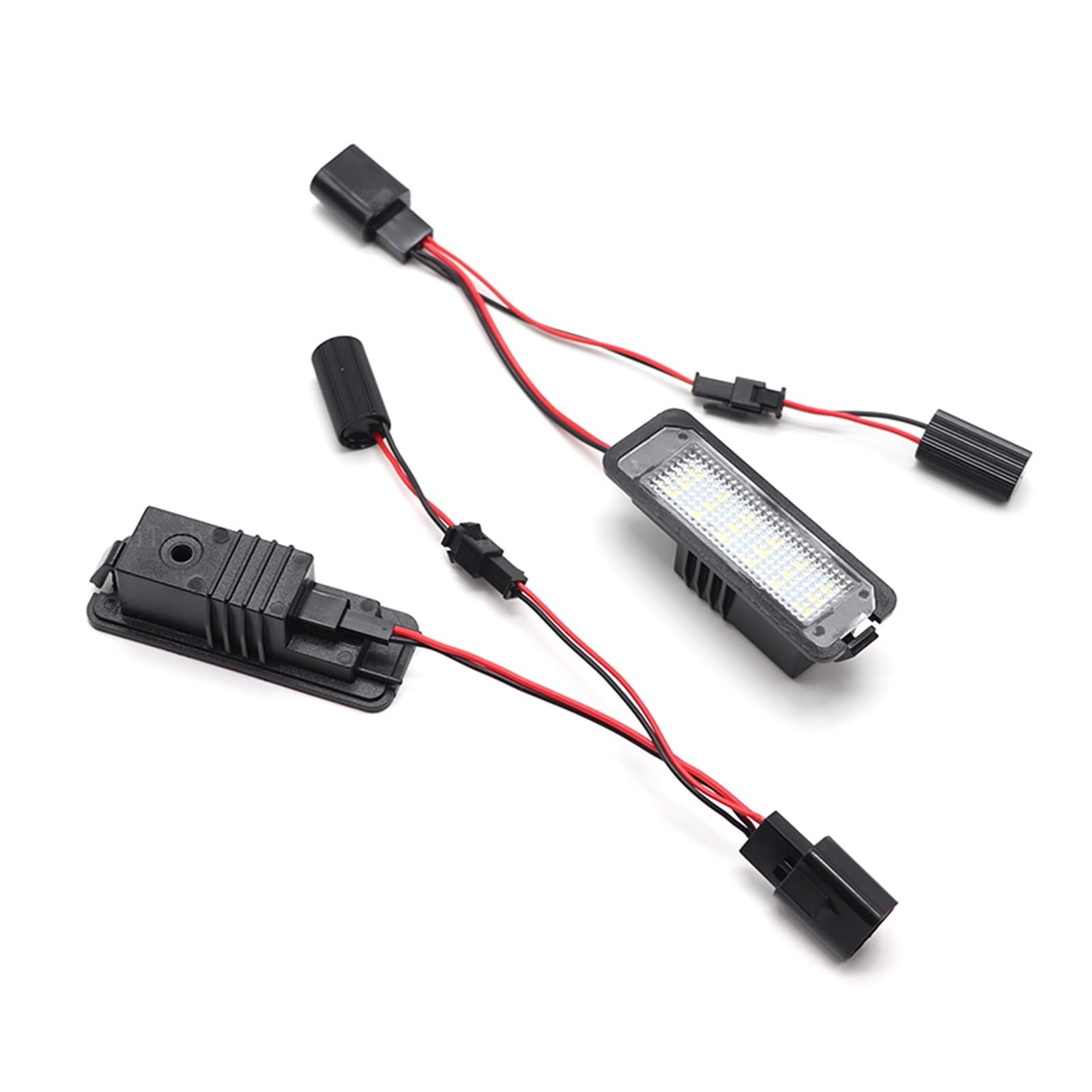 fanale posteriore dell'auto 2 pz LED Numero di Licenza Lampada Della Luce Per Targa Auto Per VW Per Passat B6 CC Per Eos Per Golf 4 5 6 7 MK7 Per Polo Per Superb Per Seat Per Leon Per Altea