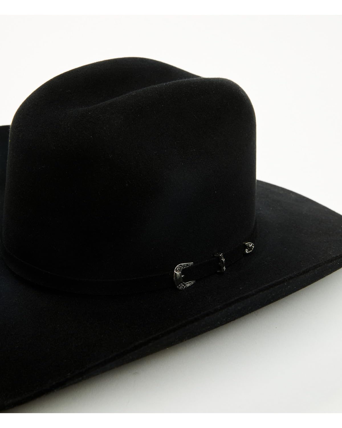 Justin Unisex Kermit 6X Felt Cowboy Hat Black 7 1/8