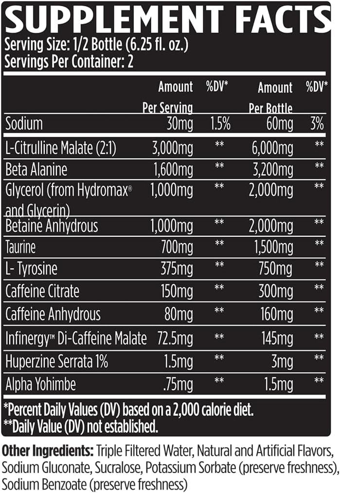 VMI Sports KXR High Stimulant Ready to Drink Pre-Workout | 400mg Caffeine 6g Citrulline 3.2g Beta-Alanine | Delicious – Convenient | 12 ct - 12.5 oz Bottles (12 Count, PEZ Grape)