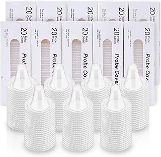 200Pack Ear Thermometer Probe Covers, Lens Filters, Refill, Refill Covers for All themometer Thermometer Models Digital Thermometers Disposable Covers