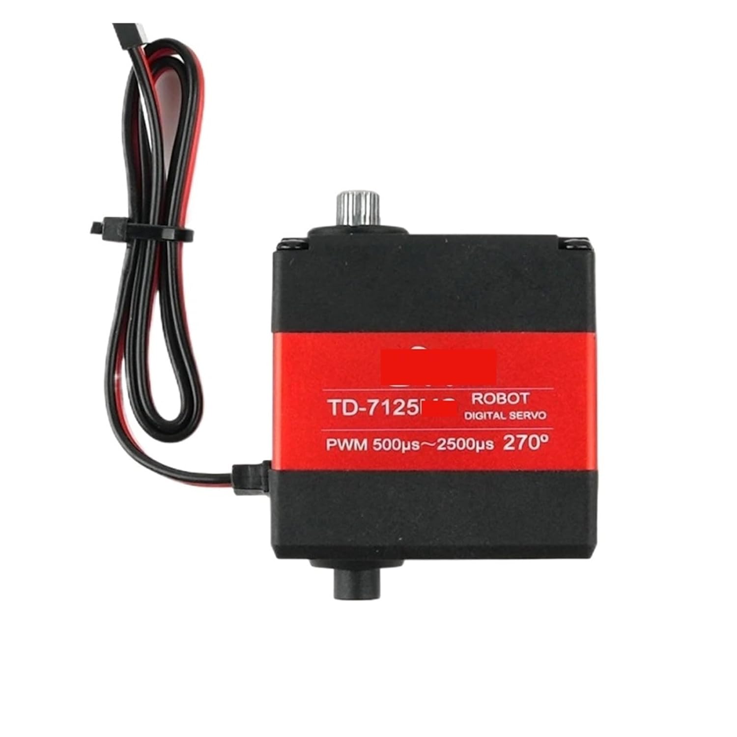 25KG TD-7125 RC Robotic Arm Dual-Axis Servo 4.8-8.4V 180/270 Degree Brushed Motor with Steering Gear(1PCS 25KG 270 Degree)