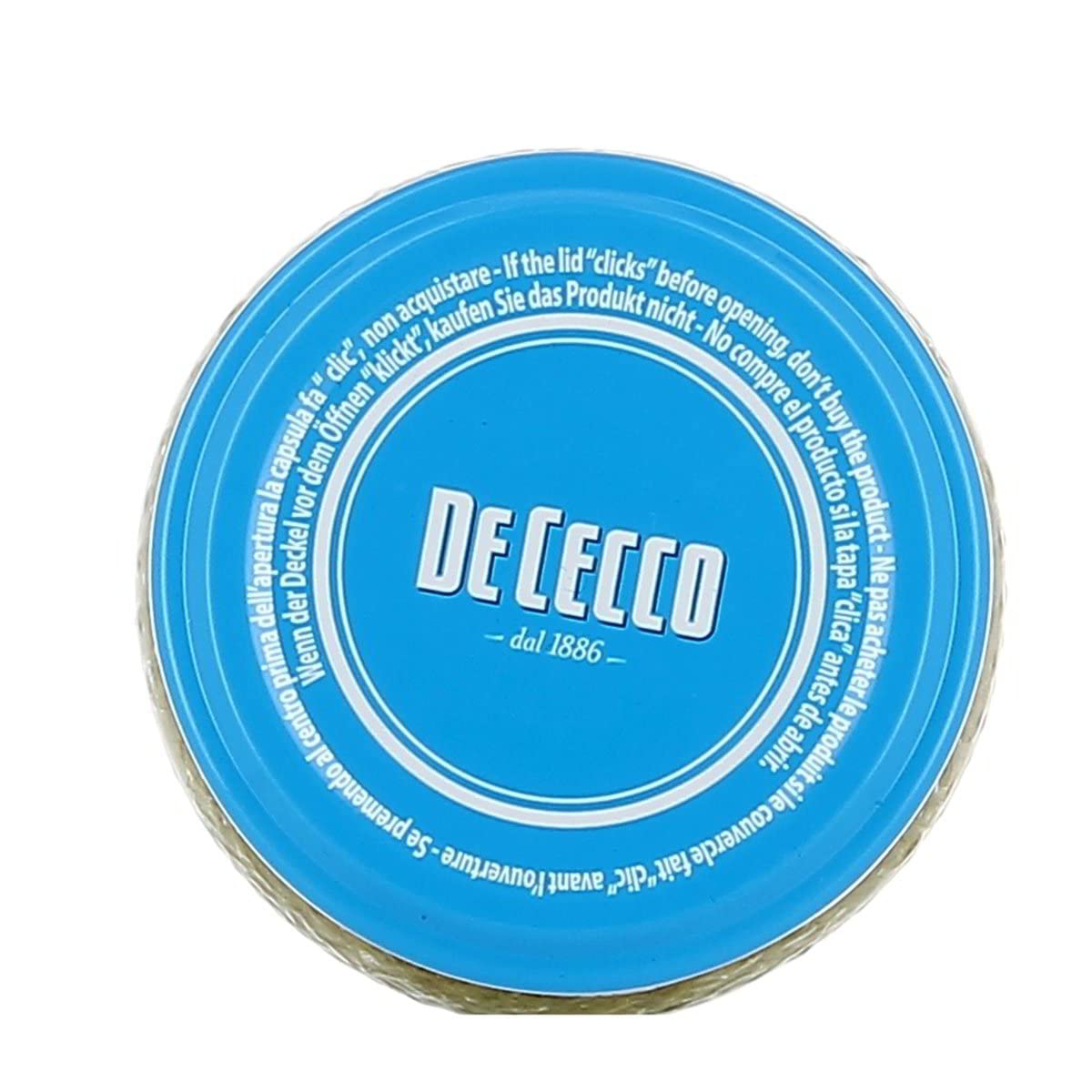 12 x De Cecco Pesto alla Genovese con Parmigiano Reggiano senza aglio Pesto con albahaca fresca, Parmigiano Reggiano sin ajo 190 g Salsa italiana
