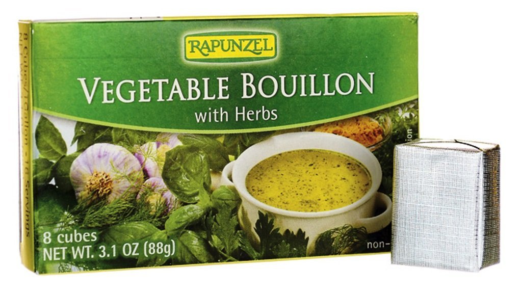 Rapunzel Vegetable Bouillon with Herbs, 8 Count Cubes Pack of 18 Amazon.in Grocery