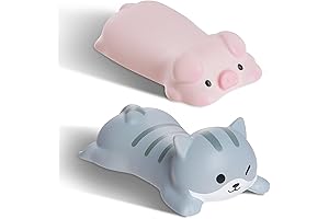 Kawaii Cat Computer Keyboard Wrist Rest and Mouse Pad Set