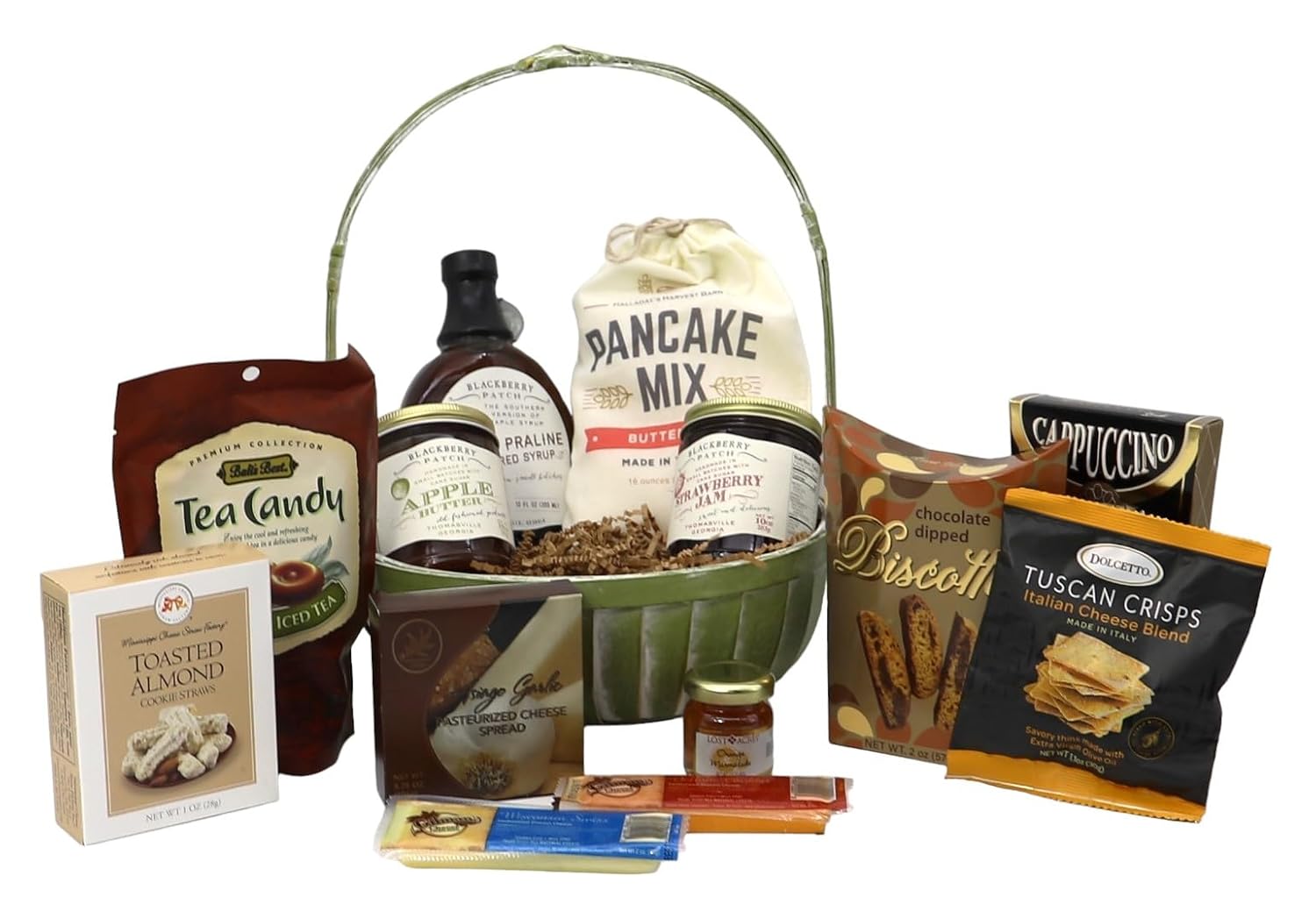 Gift Basket Village - Gourmet Country Sampler Gift Basket: Pancake Mix, Coffee, Syrup, Cheeses, and More, Perfect for Any Occasion, Handcrafted in the USA