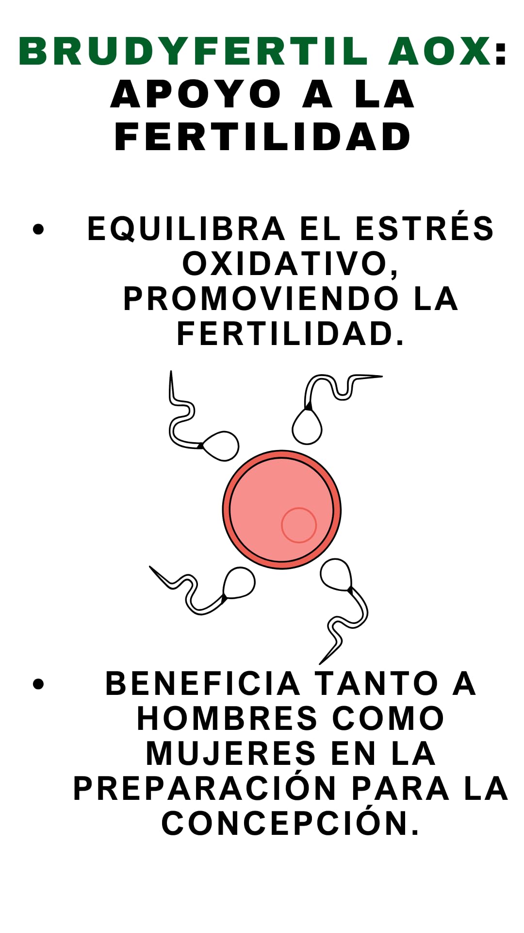 BRUDYLAB - Brudy Fertil AOX - Suplemento Nutricional - 90 Cápsulas
