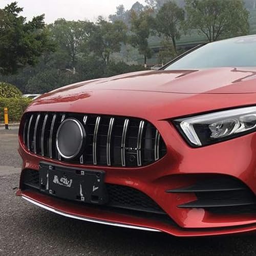 Miniatura 2 de YIWANG ABS AMG Reemplazo GT Sport Rejillas delanteras de malla vertical Trim para Mercedes Benz Clase A W177 A200 A180 A260 2019