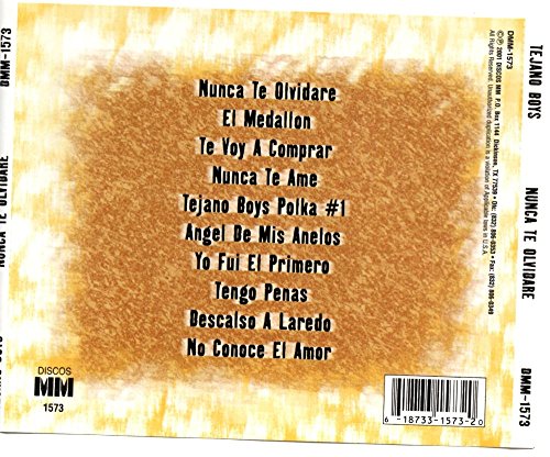 Nunca Te Olvidare By the Tejano Boys