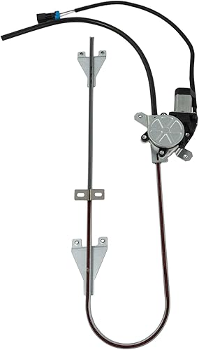 Vista 200 de TRQ Regulador de Elevalunas Eléctrico Trasero Izquierdo y Conjunto del Motor del Lado del Conductor Compatible con Chevrolet Cruze 2012-2015 2016