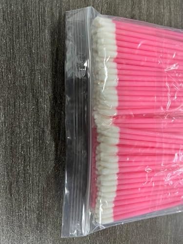 400 Stück Lippenpinsel, BetterJonny Make Up Lippenstift Pinsel Lipgloss Concealer Pinsel Lippenstift Stab Applikator Lippenapplikator Werkzeug für Perfekt Lippen Makeup (Rosa)