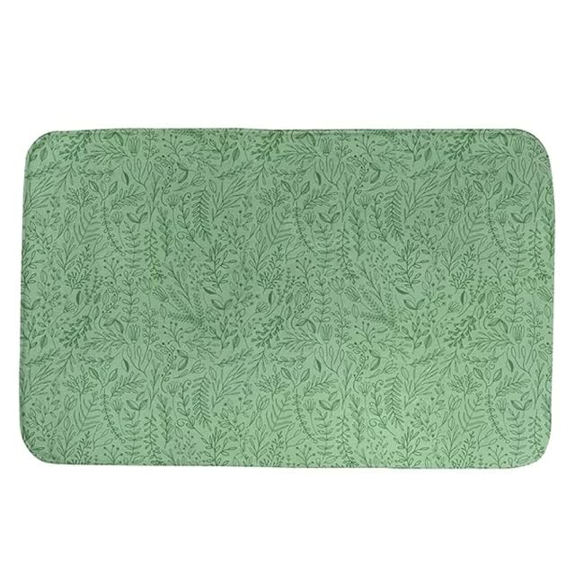 Luxurious 1 Piece Super Soft Bath Rugs for Bathroom Size 17 W x 24 L Non-Slip Backing Pretty