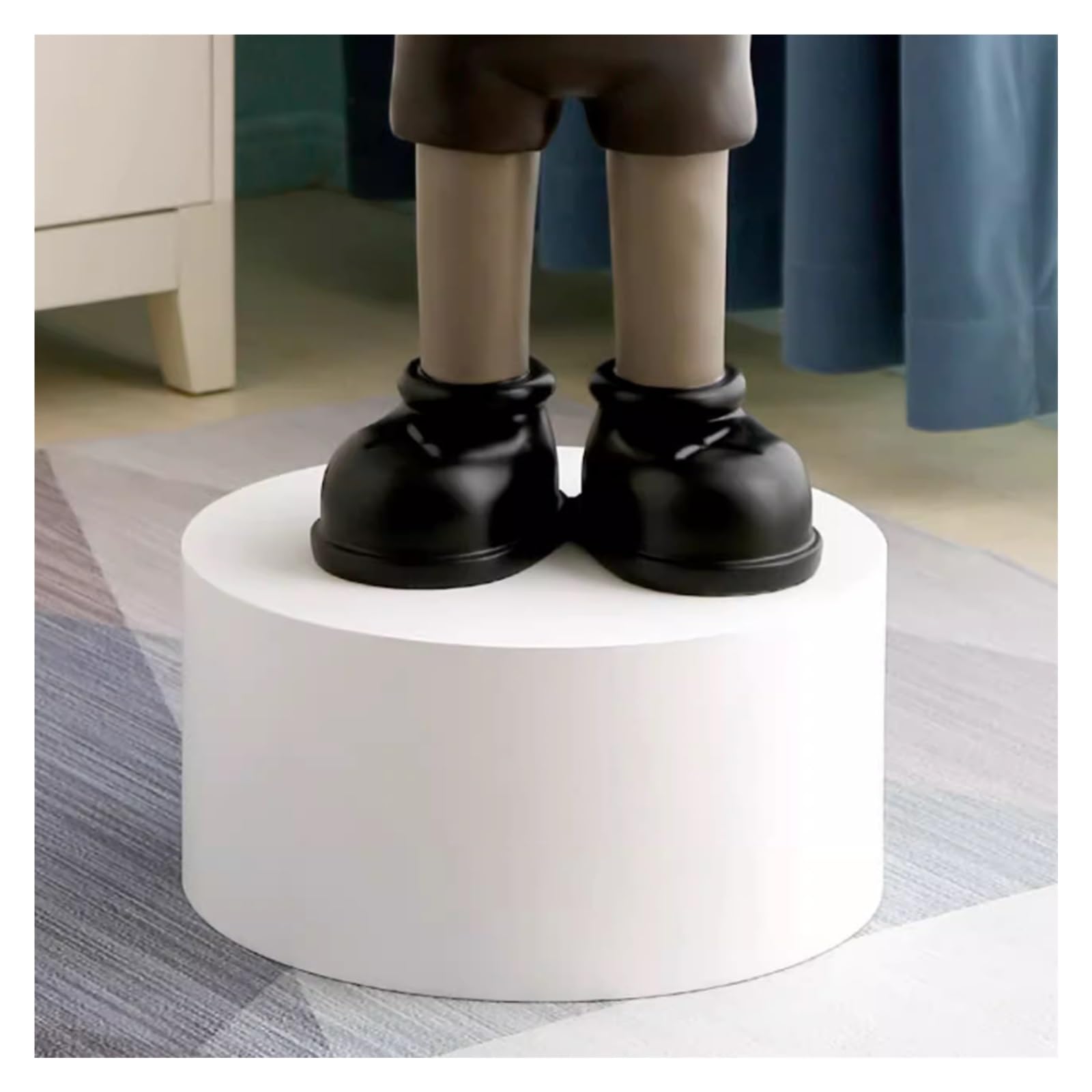 LYDBMYT Round Mannequin Display Pedestal Stands, Bridal Shop Cylinder Plinth Raiser Stand, Party Event Decor Platform Base Stands(40x20cm)
