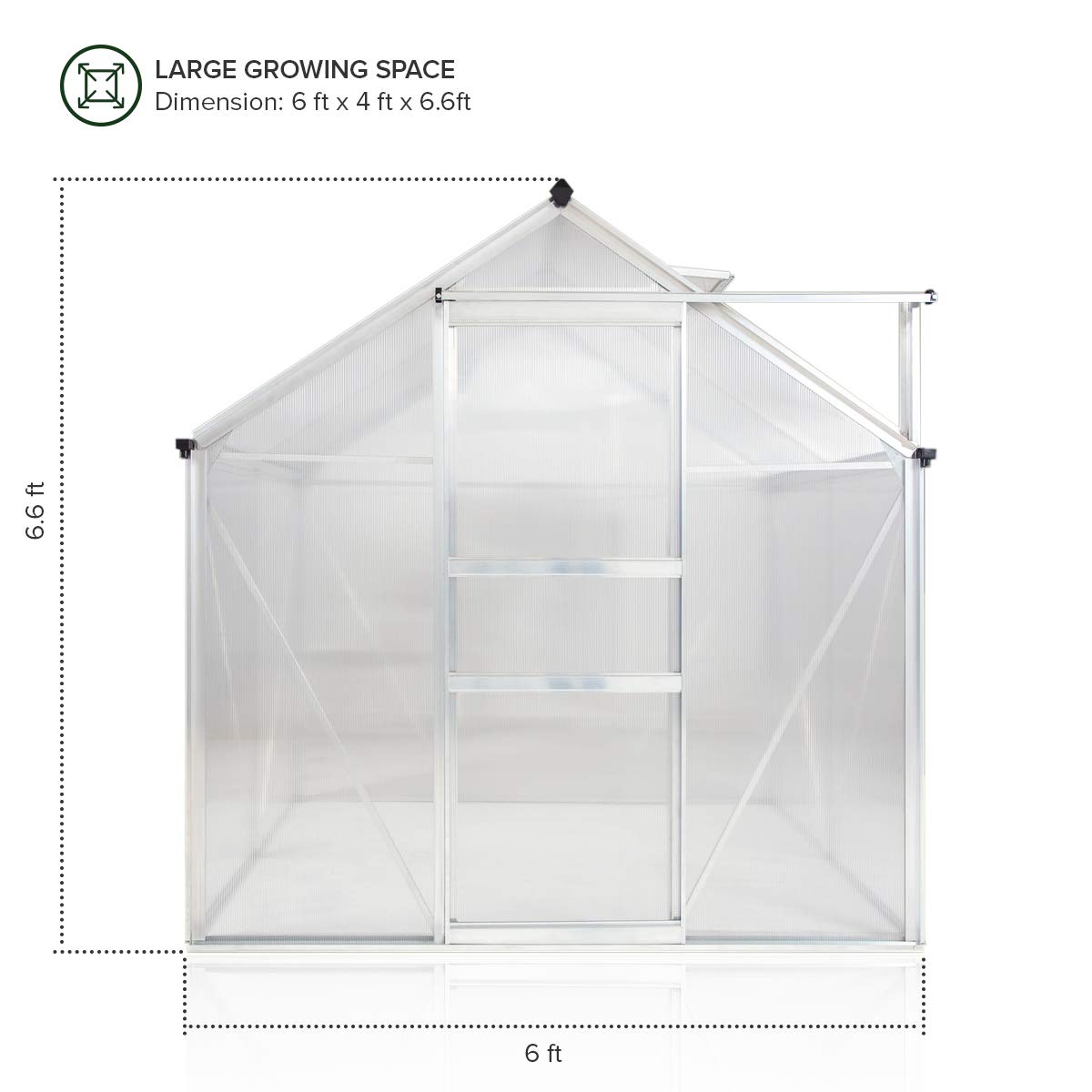 OGrow Portable Greenhouses for Outdoors 4 X 8 Greenhouse Sunroom
