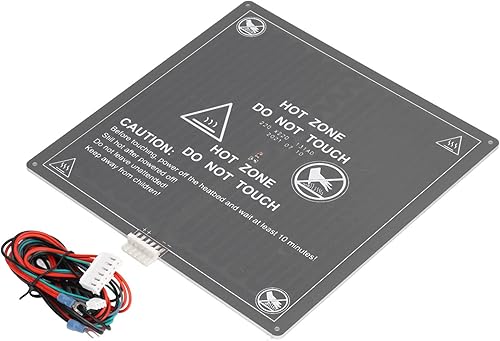 Placa de cama caliente Impresora 3D de aluminio Reemplazo de estera calentada 12 V 120 W para A8 A6 con alambre Impresora 3D Placa de cama caliente