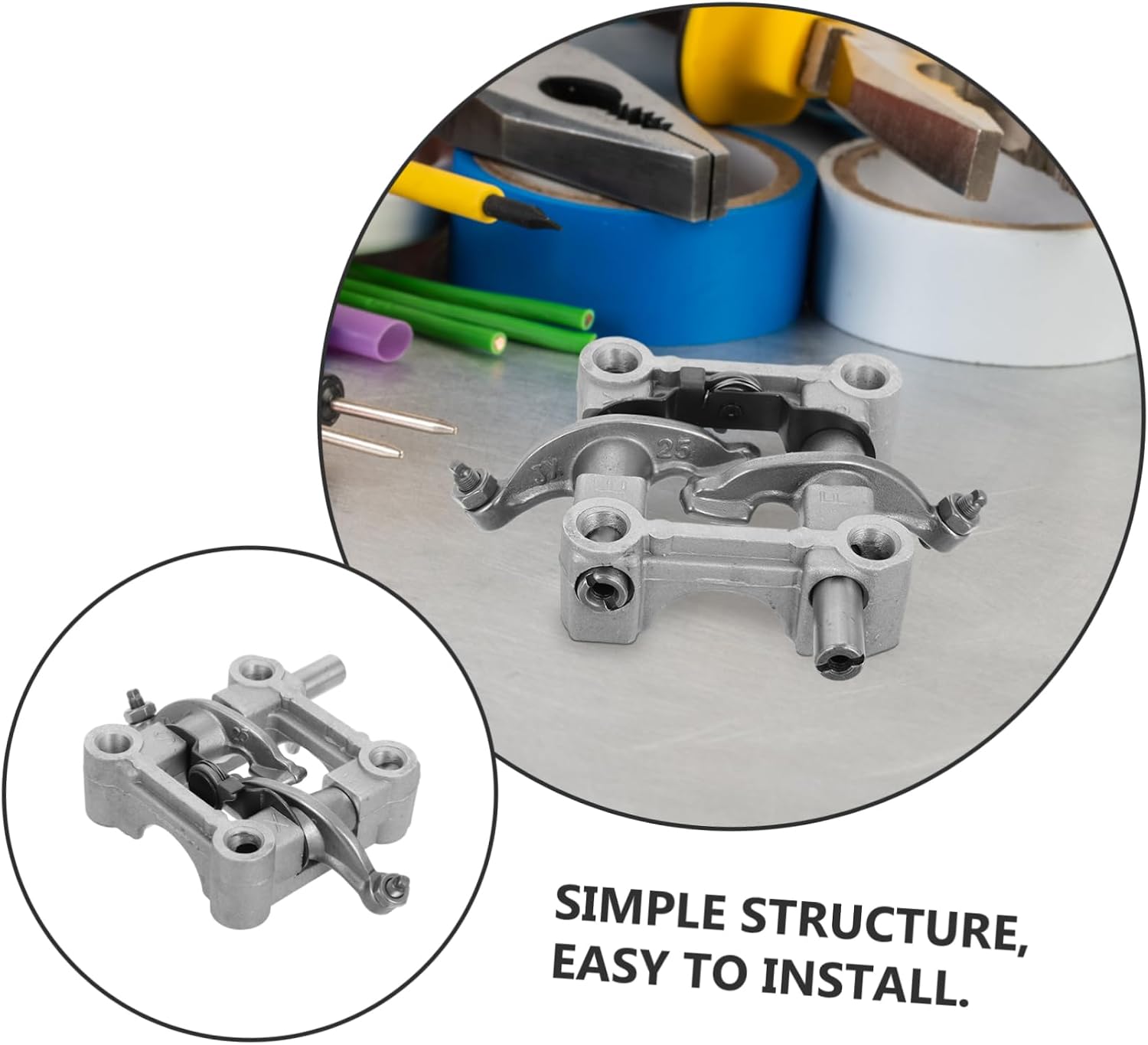 150cc Valve Rocker Arm Seat for Scooter Engine Assembly Construction Enhanced Performance Replacement Part Easy to Install Rocker Arm Support