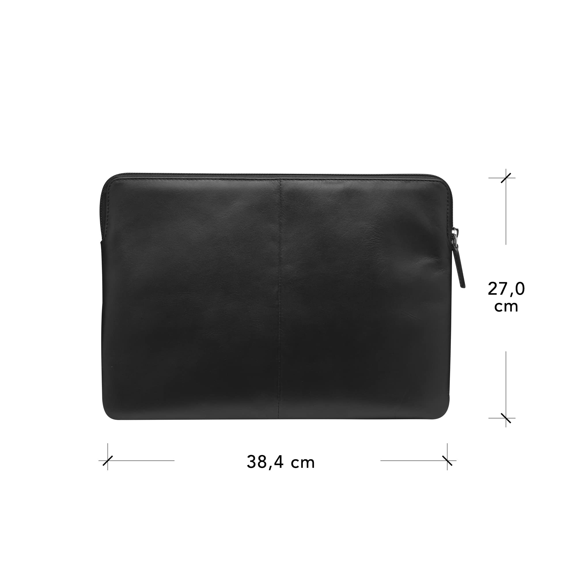 dbramante1928 - Skagen Pro - Laptop Sleeve - Compatible with MacBook Pro 15 Inch Laptop MB Pro 16 Inch (2021) - Laptop Sleeve Laptop Bag with Zip Leather - Black 2nd