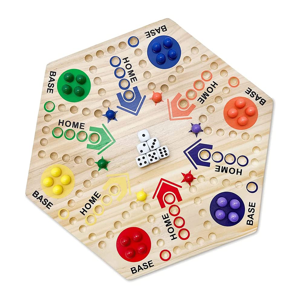 Buy Board Game 4 and 6 Player Original Marble Game for Kids Adults