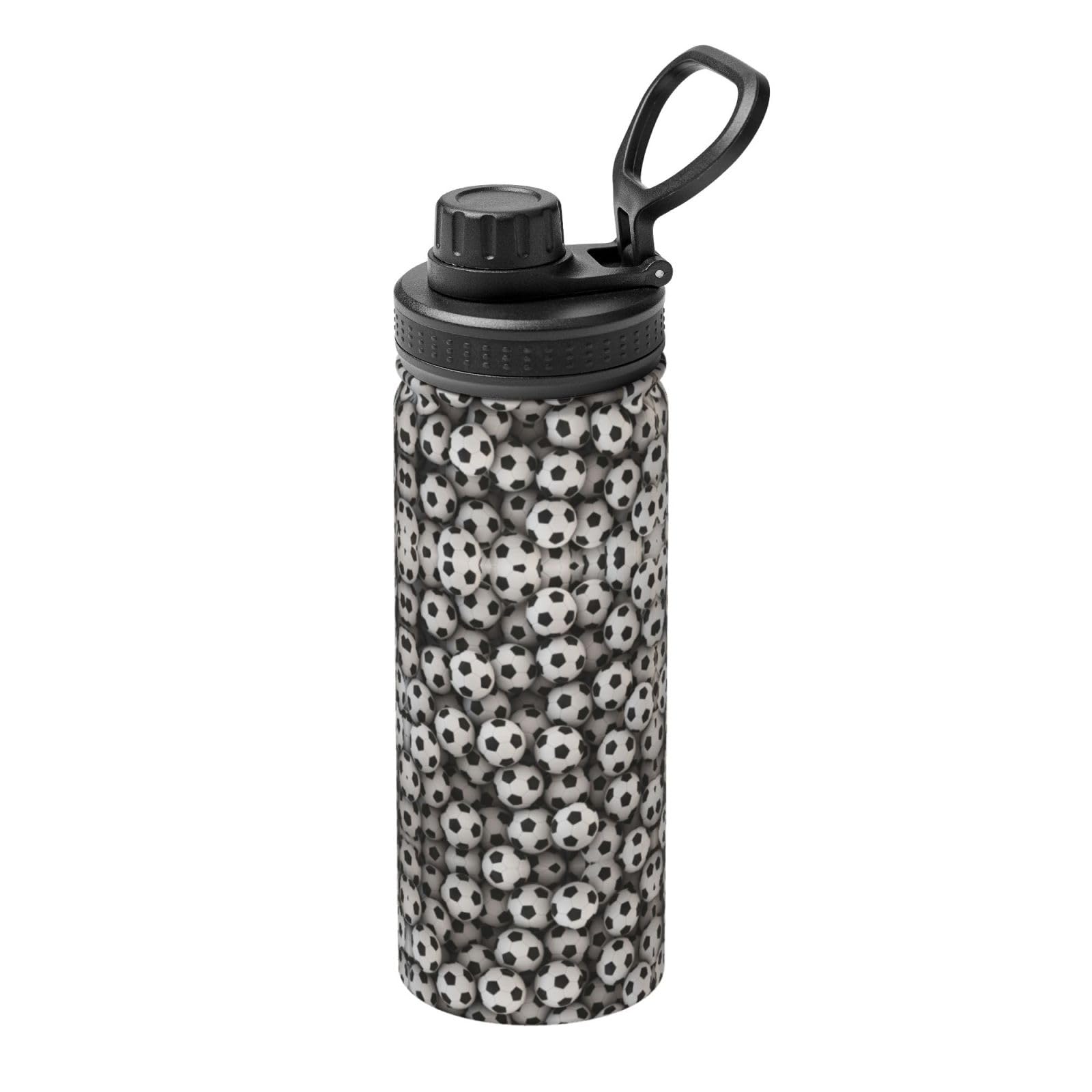 Kfjghhl Insulated Stainless Soccer Sea Steel Water Bottle For Sport Gym Travel Leak Camping Hiking Hydration
