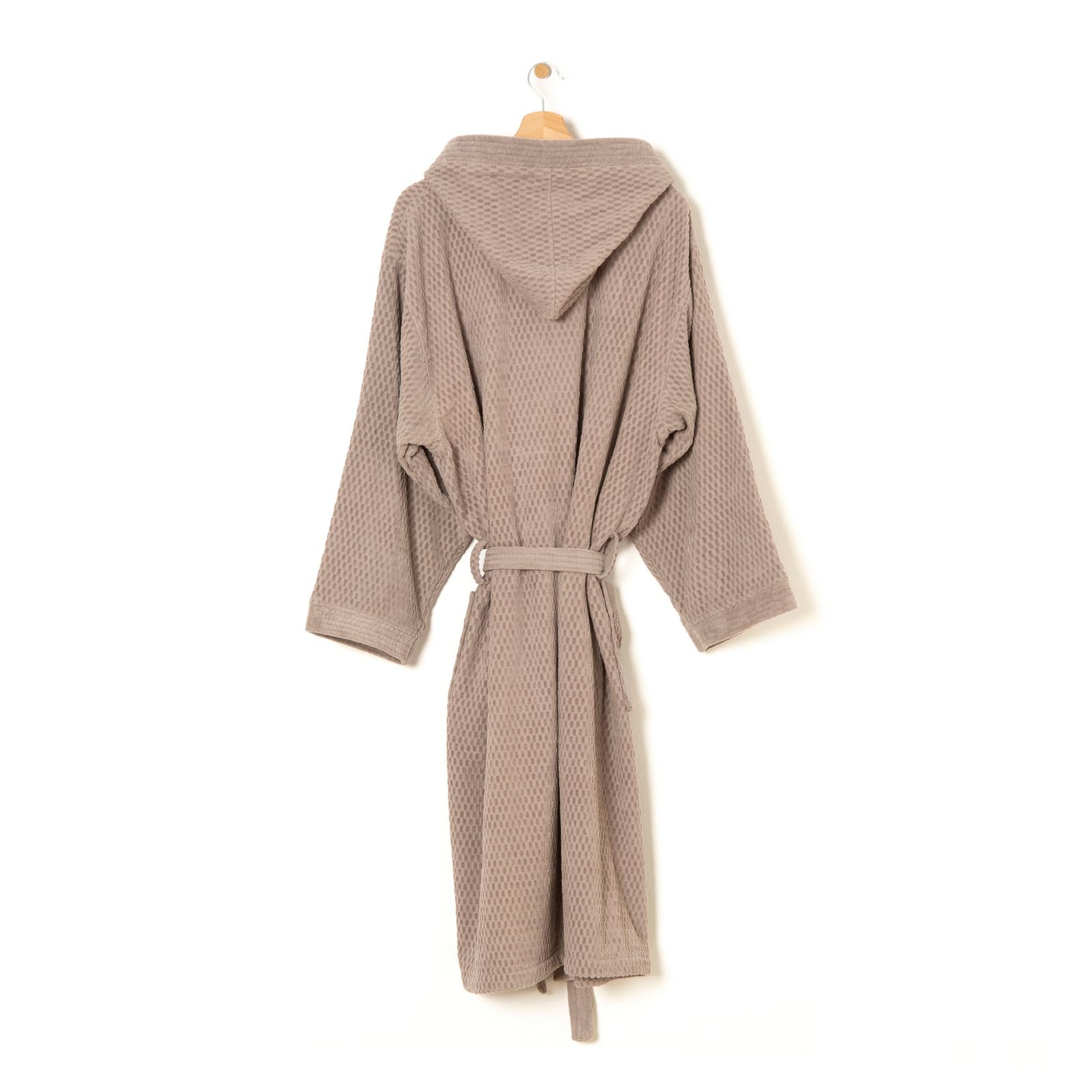 PARAMAISON Accappatoio 420 gr Unisex, Collezione Diamont Luxury, 100% Cotone, Spugna Morbida e Leggera con Cappuccio, Cintura e Tasche|M > XXL |