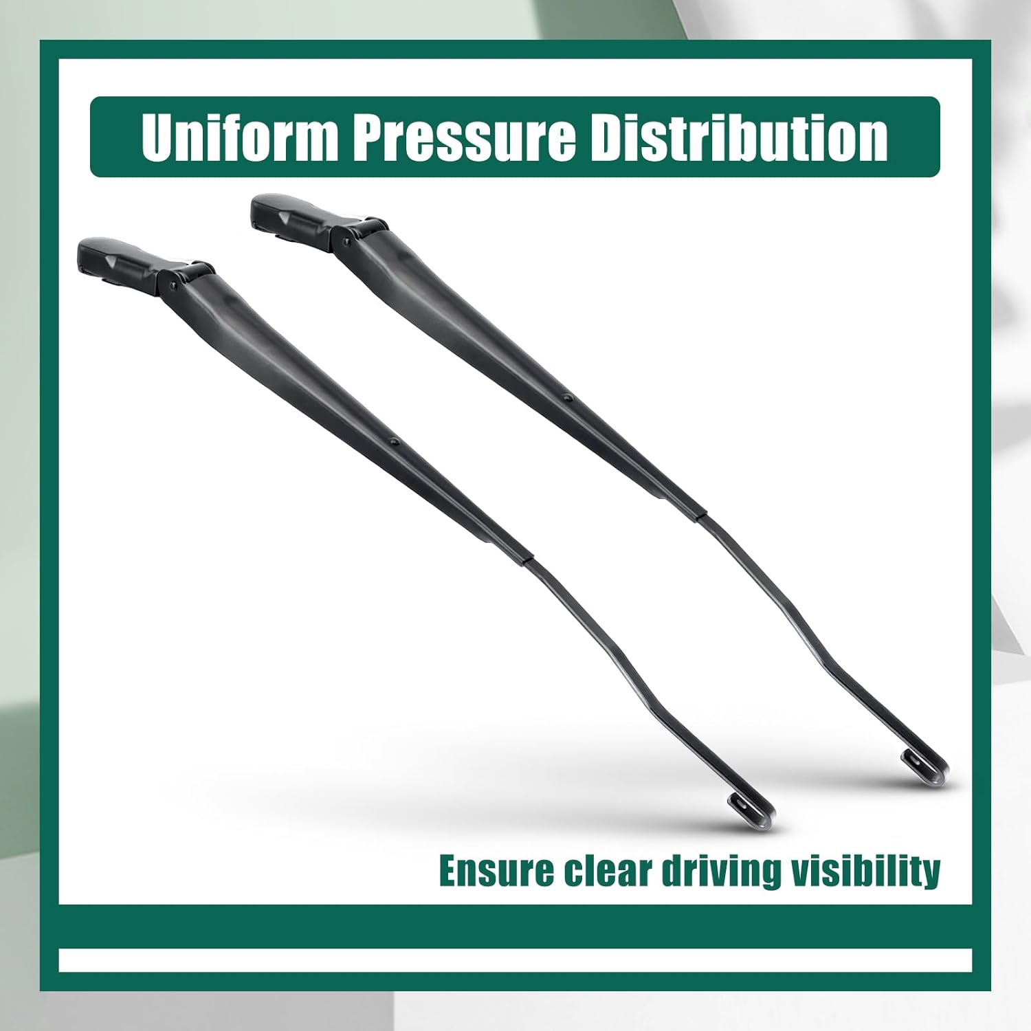 YUXIVCNE 1 Pair 42647 42648 Front Windshield Wiper Arm Replacement for Ford F250 F350 F450 F550 Super Duty 1999-2007 for Excursion 2000-2005, Replace F81Z17527AA F81Z17526AA Right Left Side